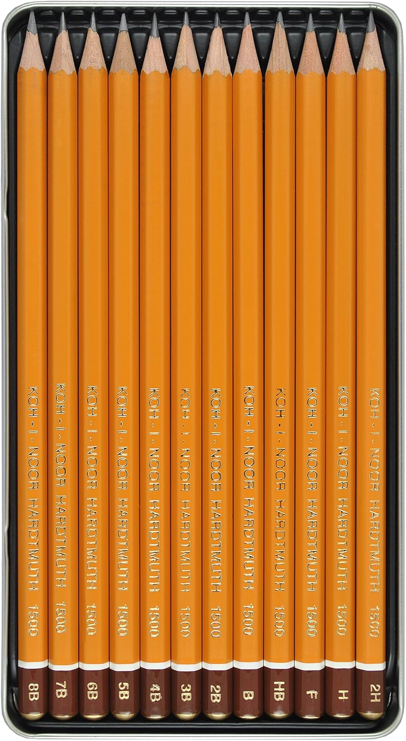 Koh-I-Noor 1502/11 Art Set Soft Grades 8B-2H (Set)