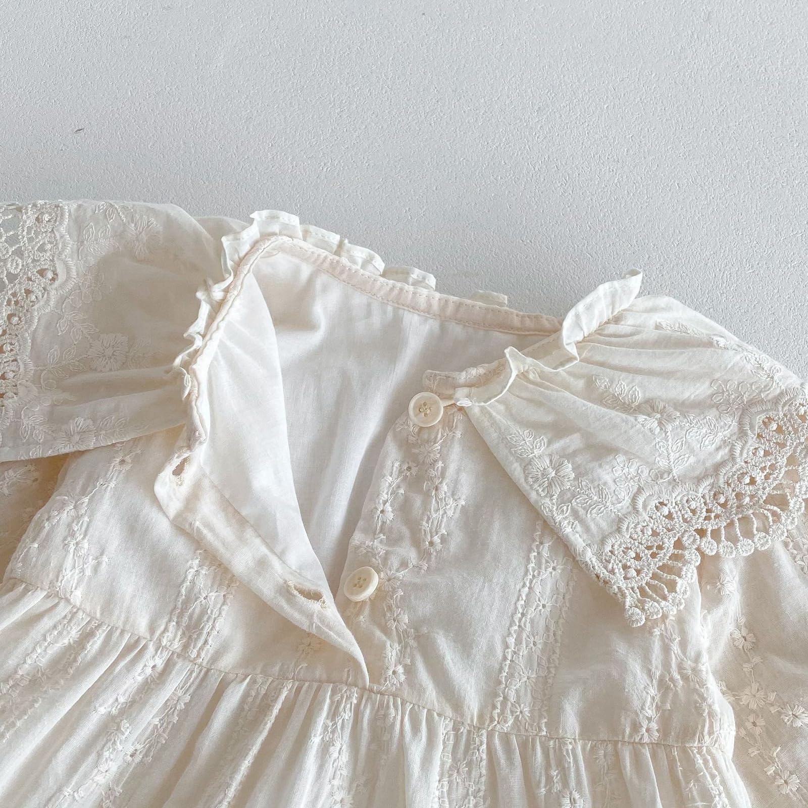 Vestido de princesa de manga corta para niña, bonito y elegante para el verano