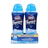 Clorox Fraganzia Laundry Scent Booster Crystals in Linen Scent - Scented In-Wash Freshener Beads for Fresh&comma; Clean&comma; Great Smelling Clothes and Linens&comma; 18 Oz - 2 Pack