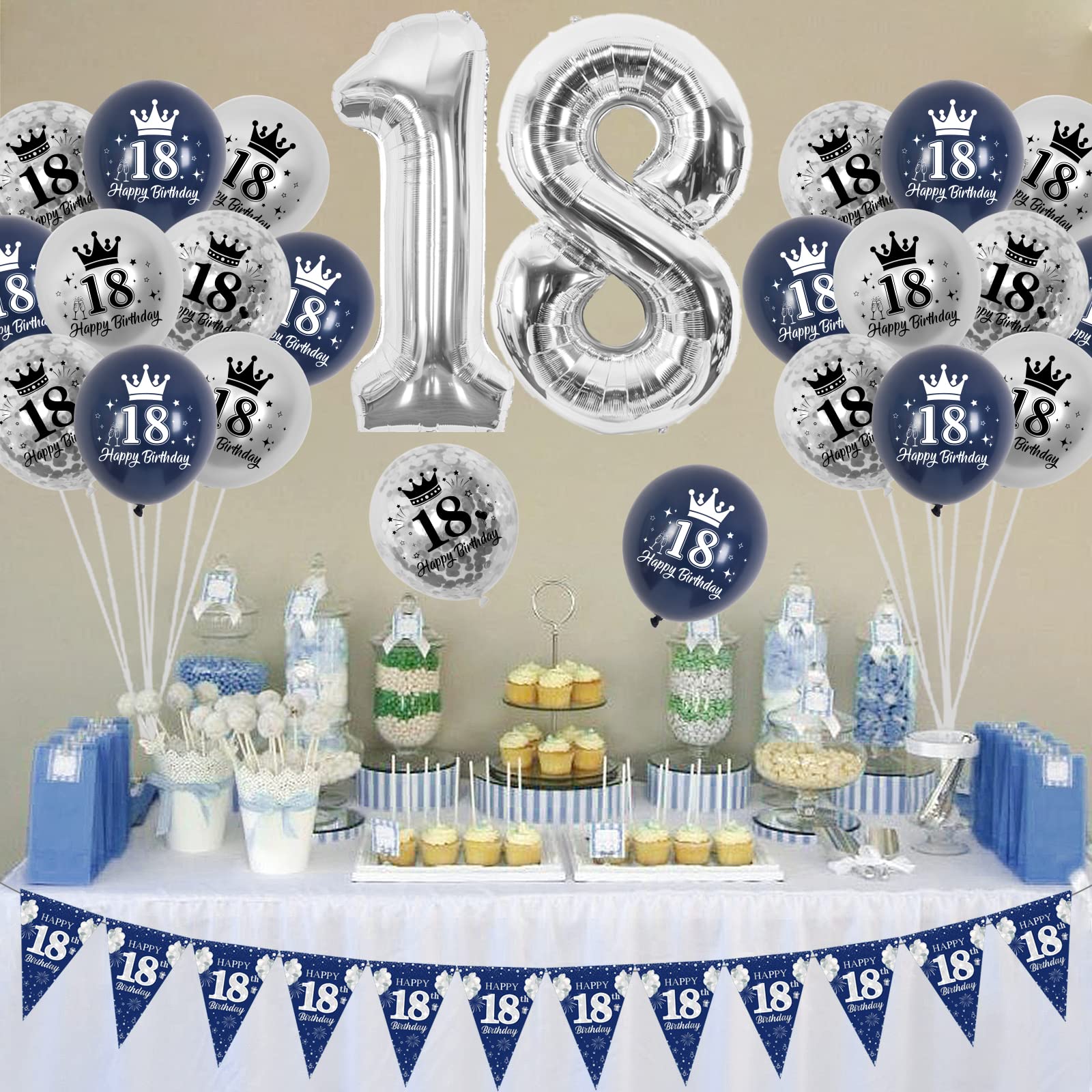 Confezione da 3 striscioni per 16° compleanno, 36 bandiere