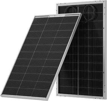 ECO-WORTHY 100 Watt Solar Panel 18 Volt Monocrystalline Solar Panel High Efficiency Module RV Marine Boat Caravan Off Grid