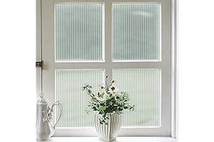 VELIMAX Reeded Glass Window Film: Enhance Privacy and Style