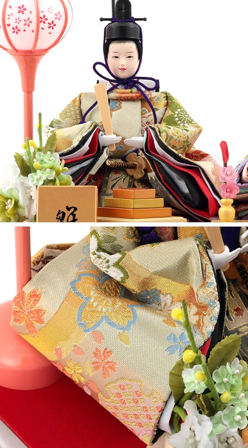 専用ページ　2点まとめ売り 雛人形 コンパクト ひな人形 雛 ケース飾り 親王飾り 清玉作 六角