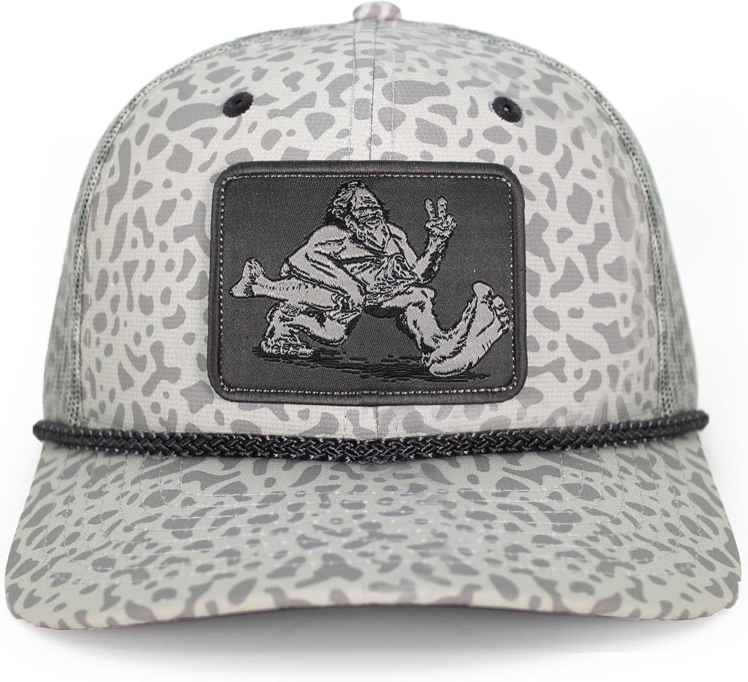 Paramount Outdoors Big Foot Squatch Performance Fishing Rope Cap with Laser Perforation Snapback