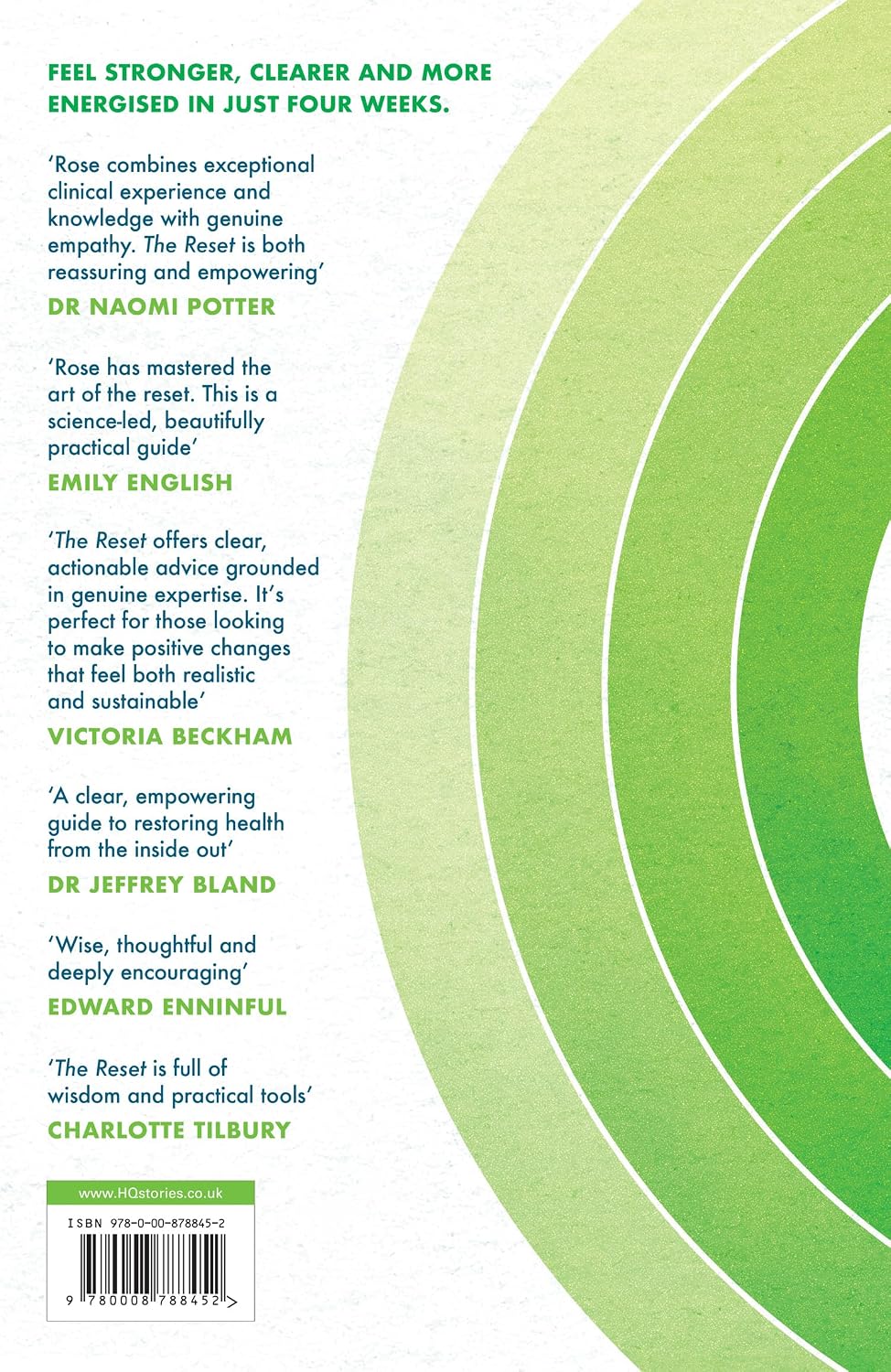 The Reset: From a leading nutritionist comes a new 4-week self-help plan towards restoring - Analyse des détails et conception