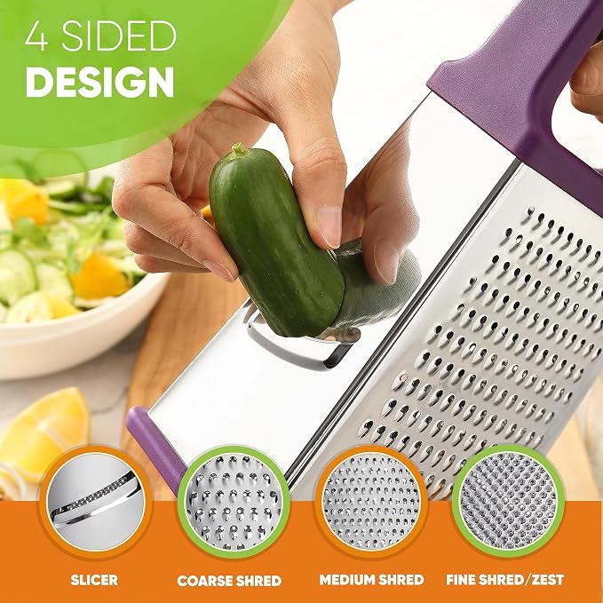 Rallador caja XL y mezclador de masa grande Spring Chef miniatura 5
