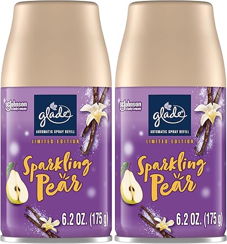 Miniatura 8 de Glade Repuesto automático de aerosol, ambientador para el hogar y el baño, First Frost, 6.2 onzas, 2 unidades