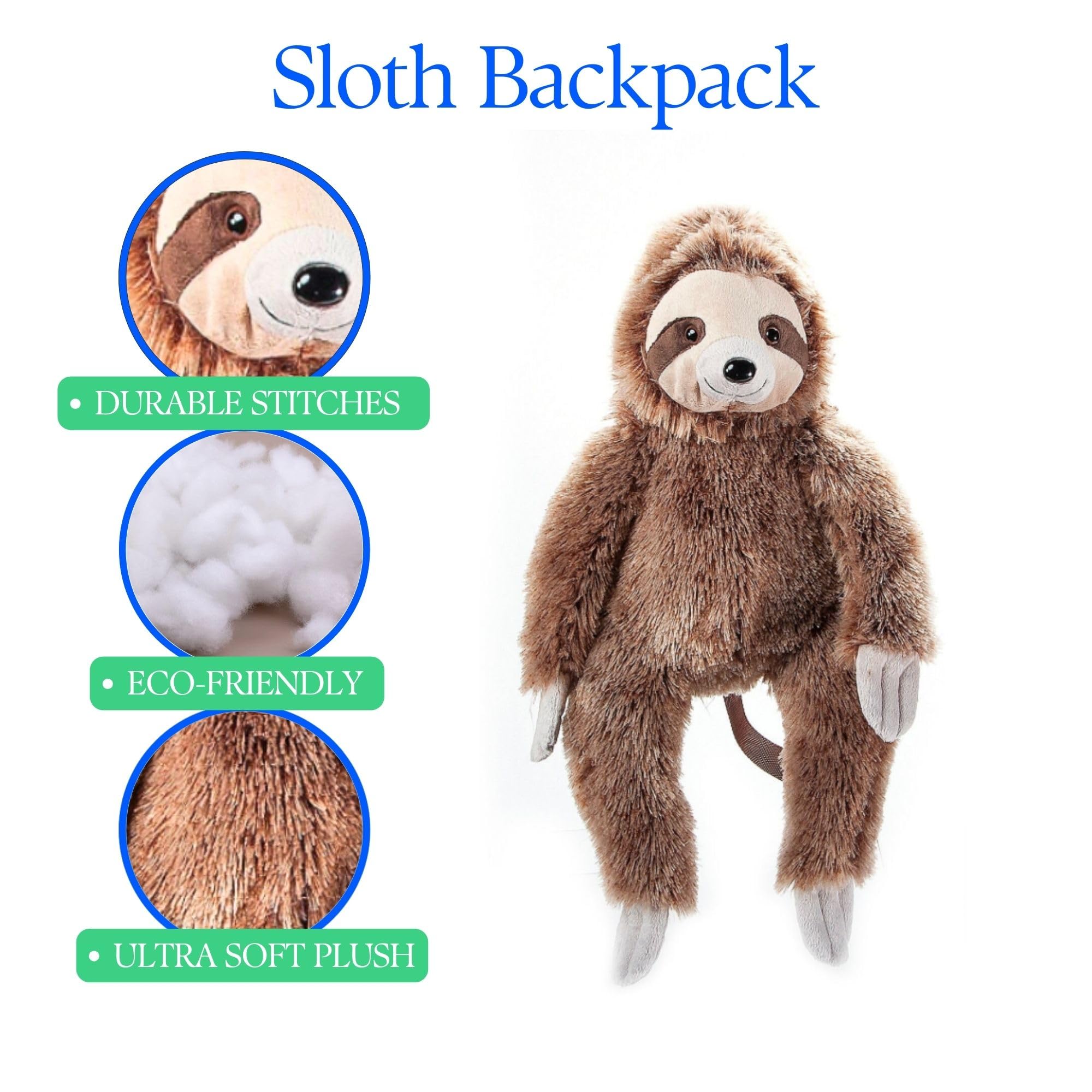 ALAZA Cute Sloth Animal Funny Large Backpack Personalized Laptop IPad Tablet Travel School Bag With Multiple Pockets - View #9