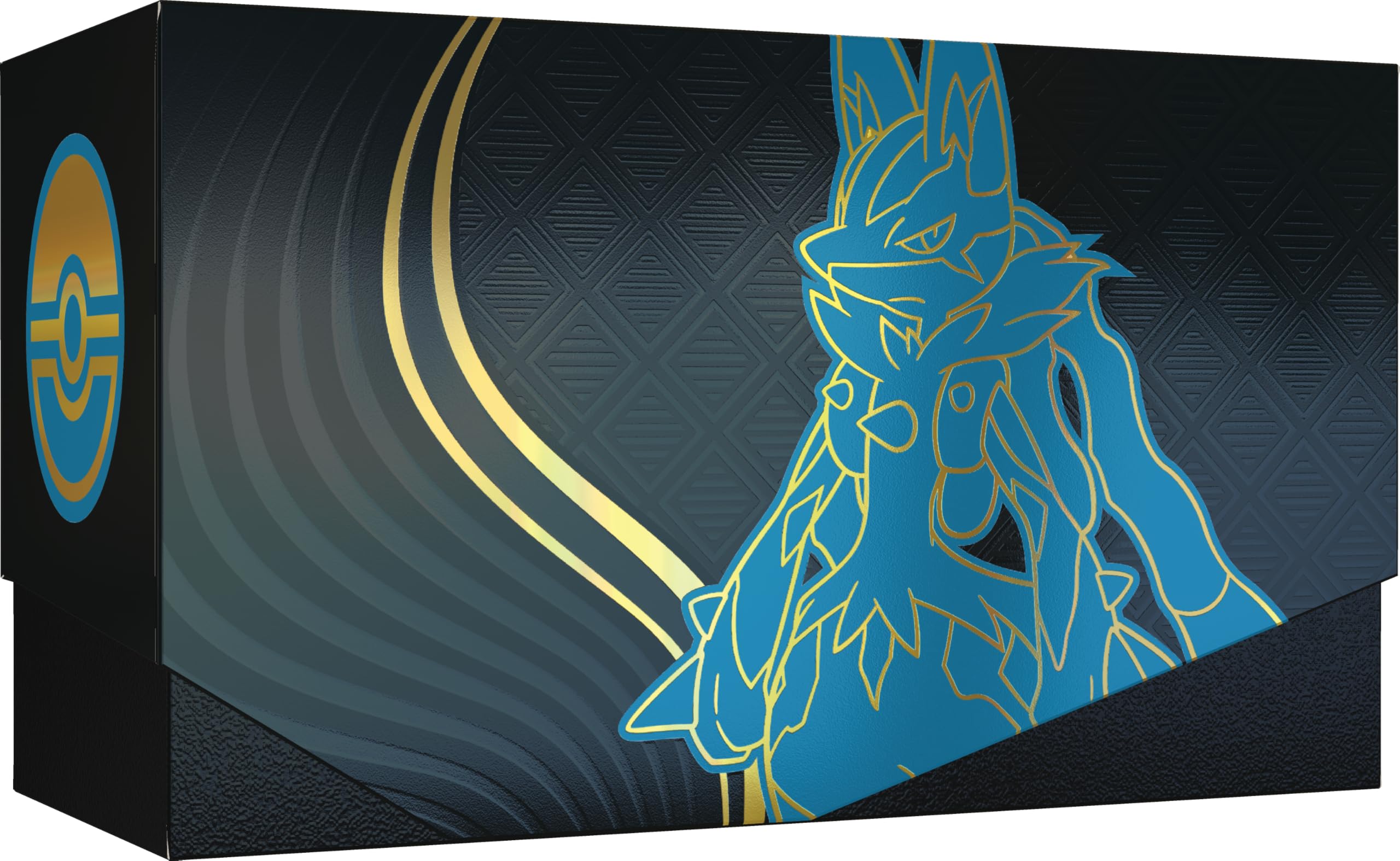 Pokémon: set Allenatore Fuoriclasse (Lucario) dell’espansione Megaevoluzione del GCC Pokémon (una carta promozionale a figura intera, nove buste di espansione e accessori premium)