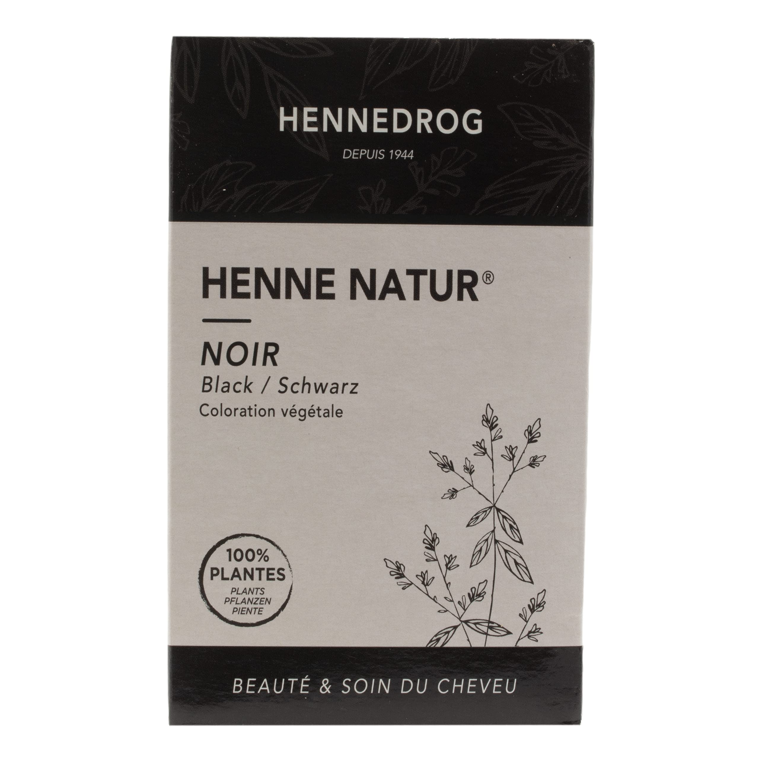 Hennedrog - Henna Natur schwarz 4 x 90 g