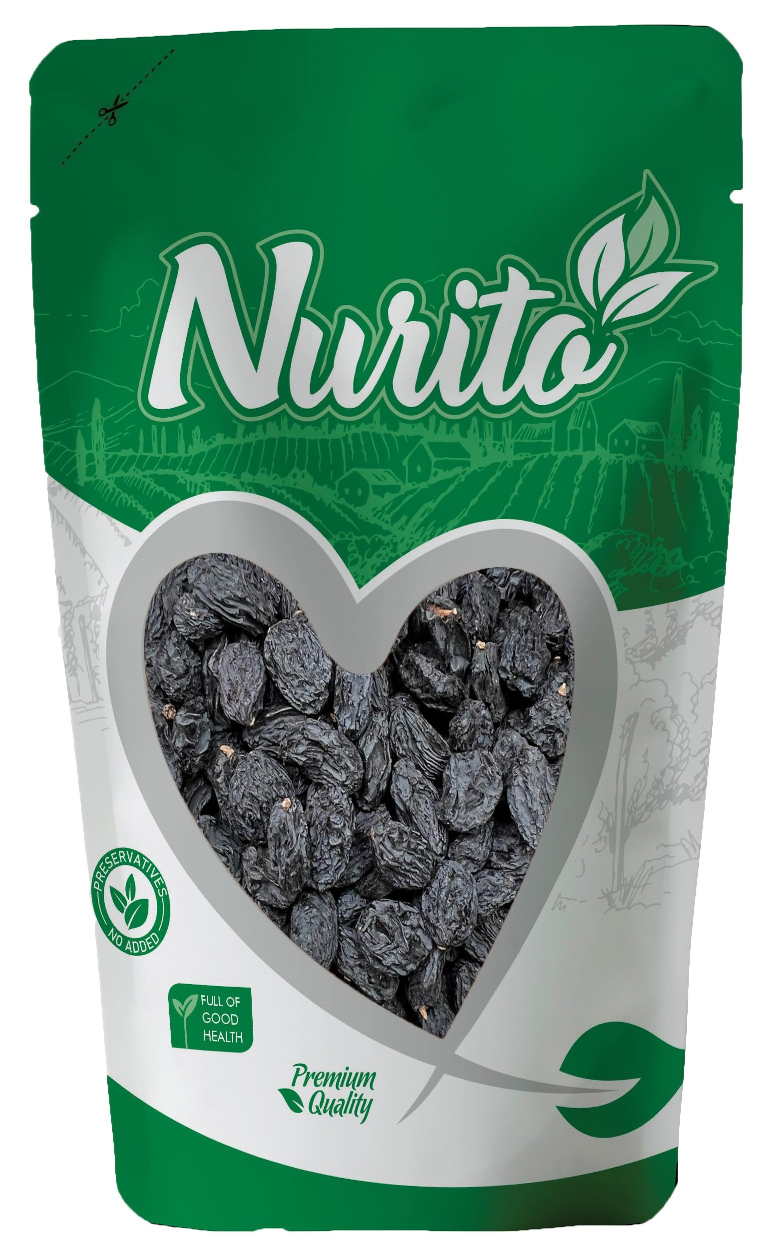 Nurito Premium Raisins (Black Raisins/Kali Darakh, 200 grams), Fresh