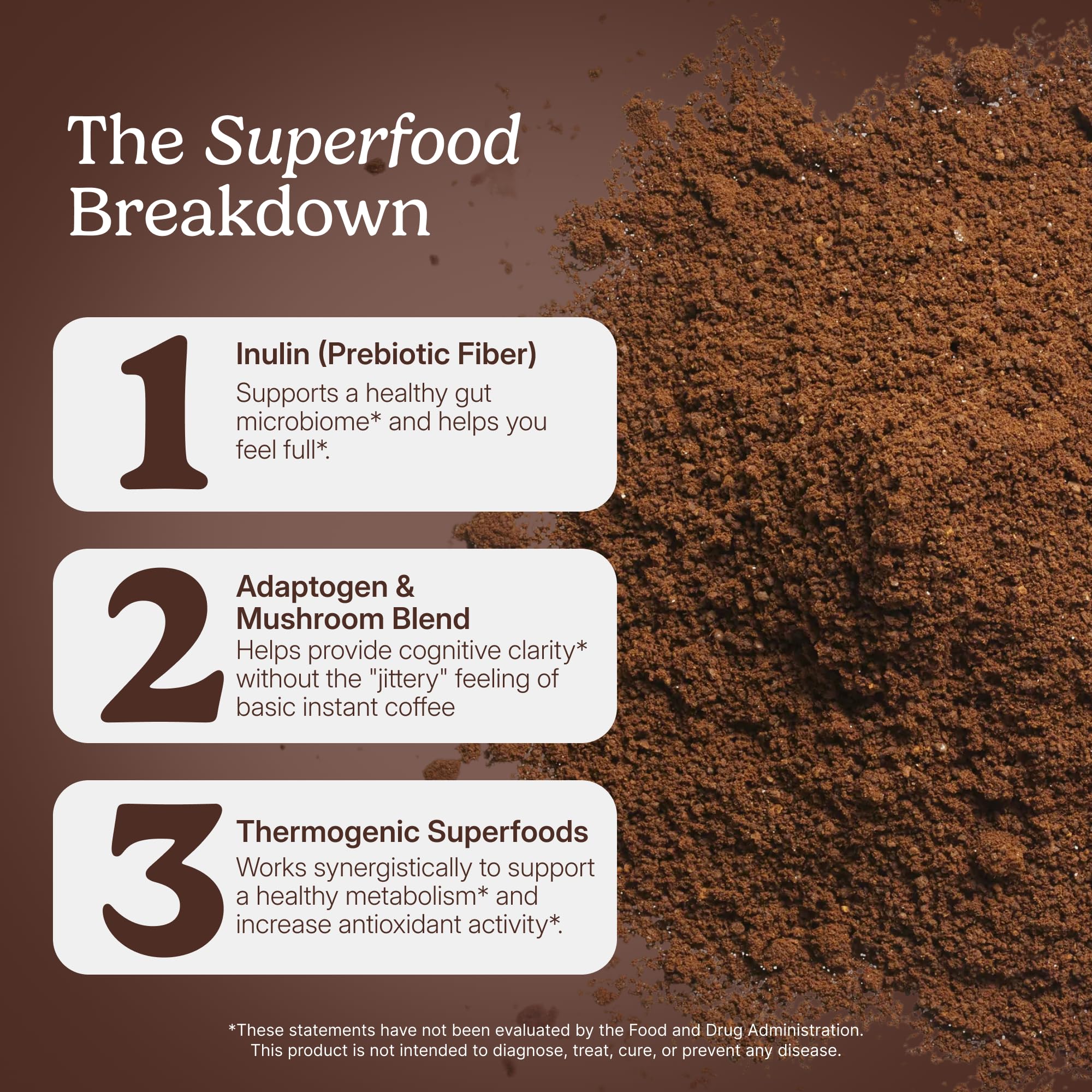 Santo Remedio Super Café, Nutrient Infused Dark Roast Coffee, 30 Servings — Amazon image 5