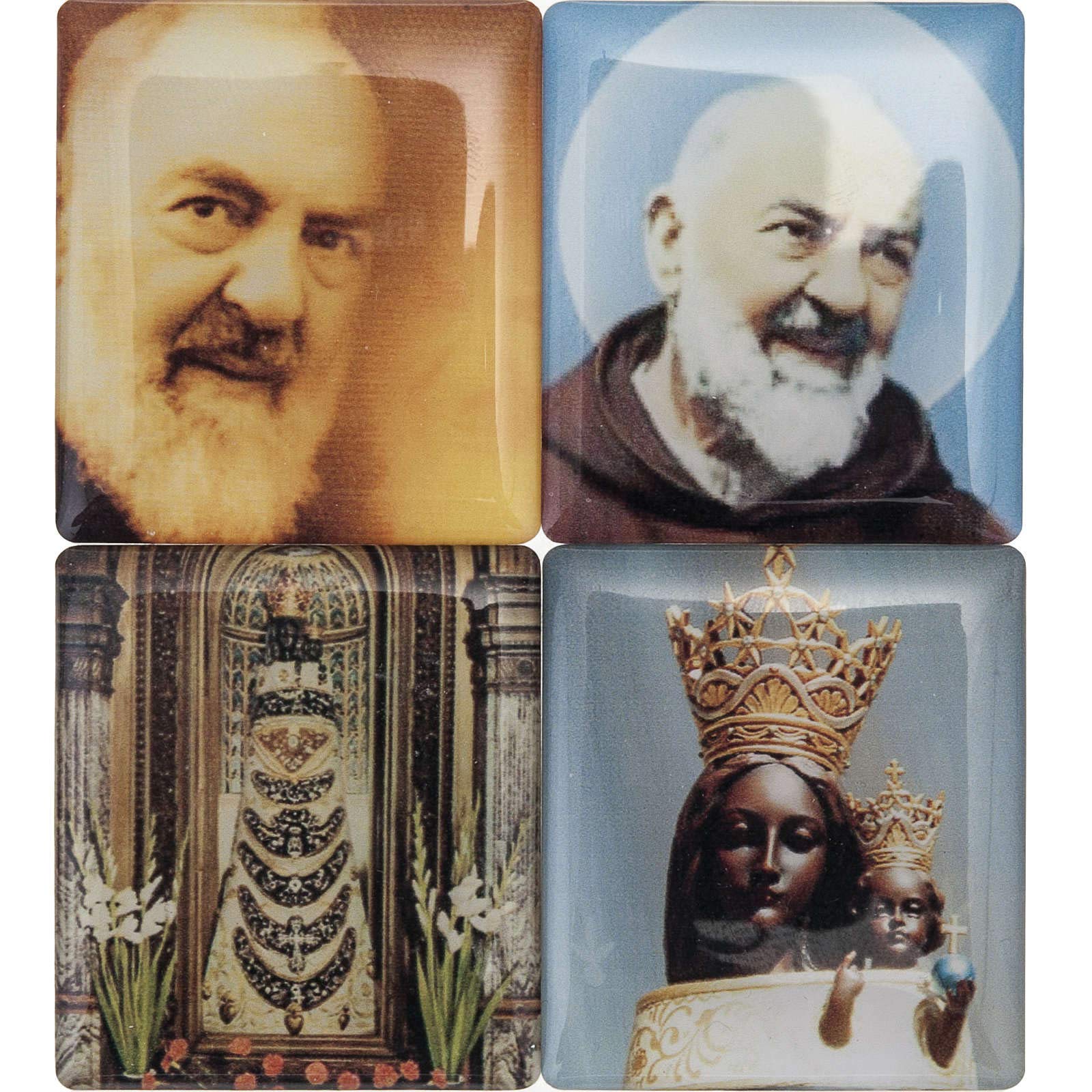 Holyart Rosario Elettronico Rosso Coroncina Divina Misericordia, Madonna di Fatima