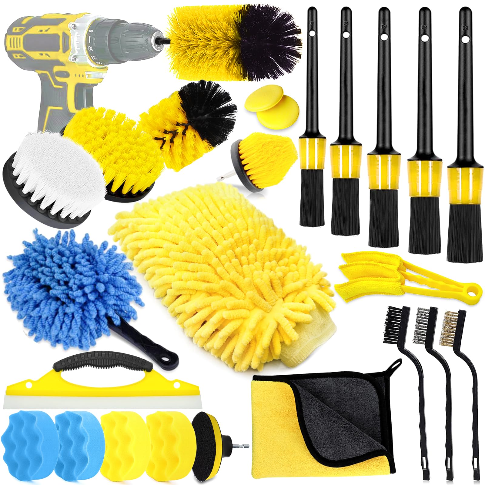 Kit de nettoyage de véhicule efficace avec joint torique
