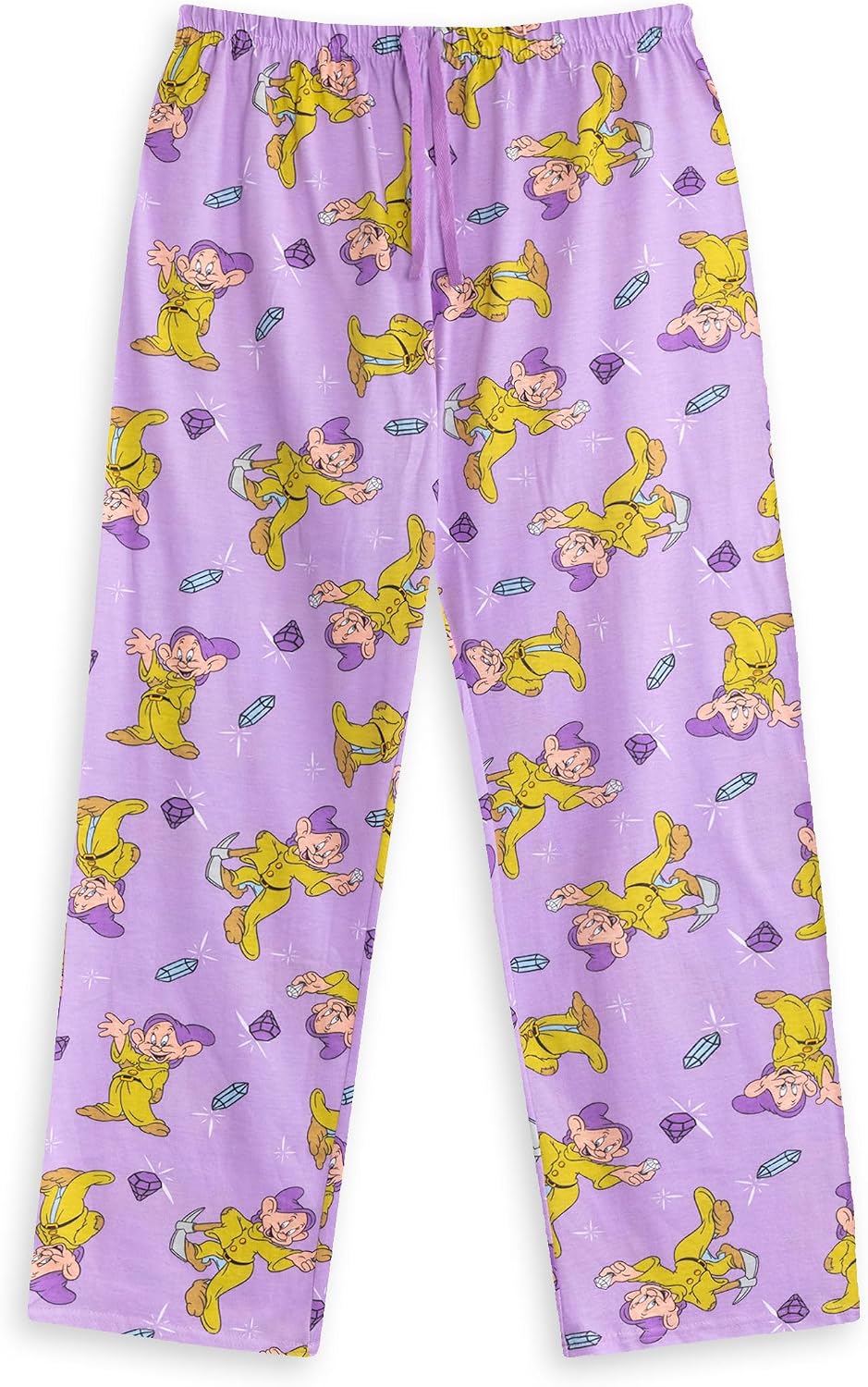 Disney Snow White Dopey Womens Grey Short Sleeve Long Leg Pyjama Set | I'm a Little Dreamer Print image 5