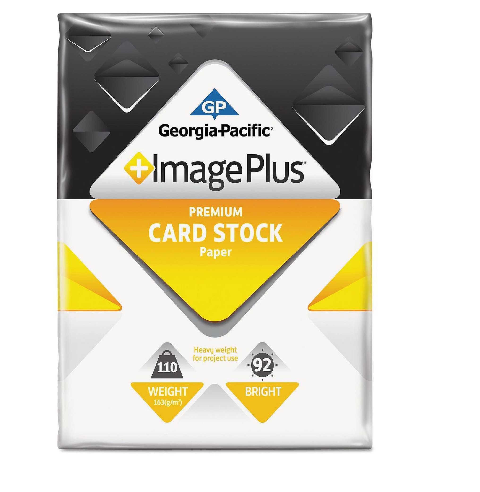 GP - Image Plus, Card Stock Paper, 110 lb., 8-1/2β x 11β, 1 Pack - 250 Sheets