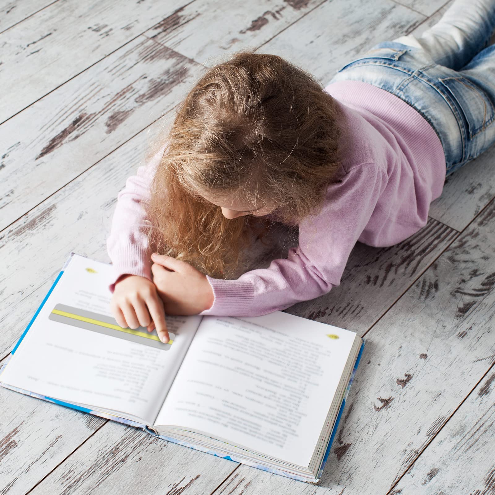 Buy 6 Pieces Dyslexia Reading Strips Guided Reading Book Marks