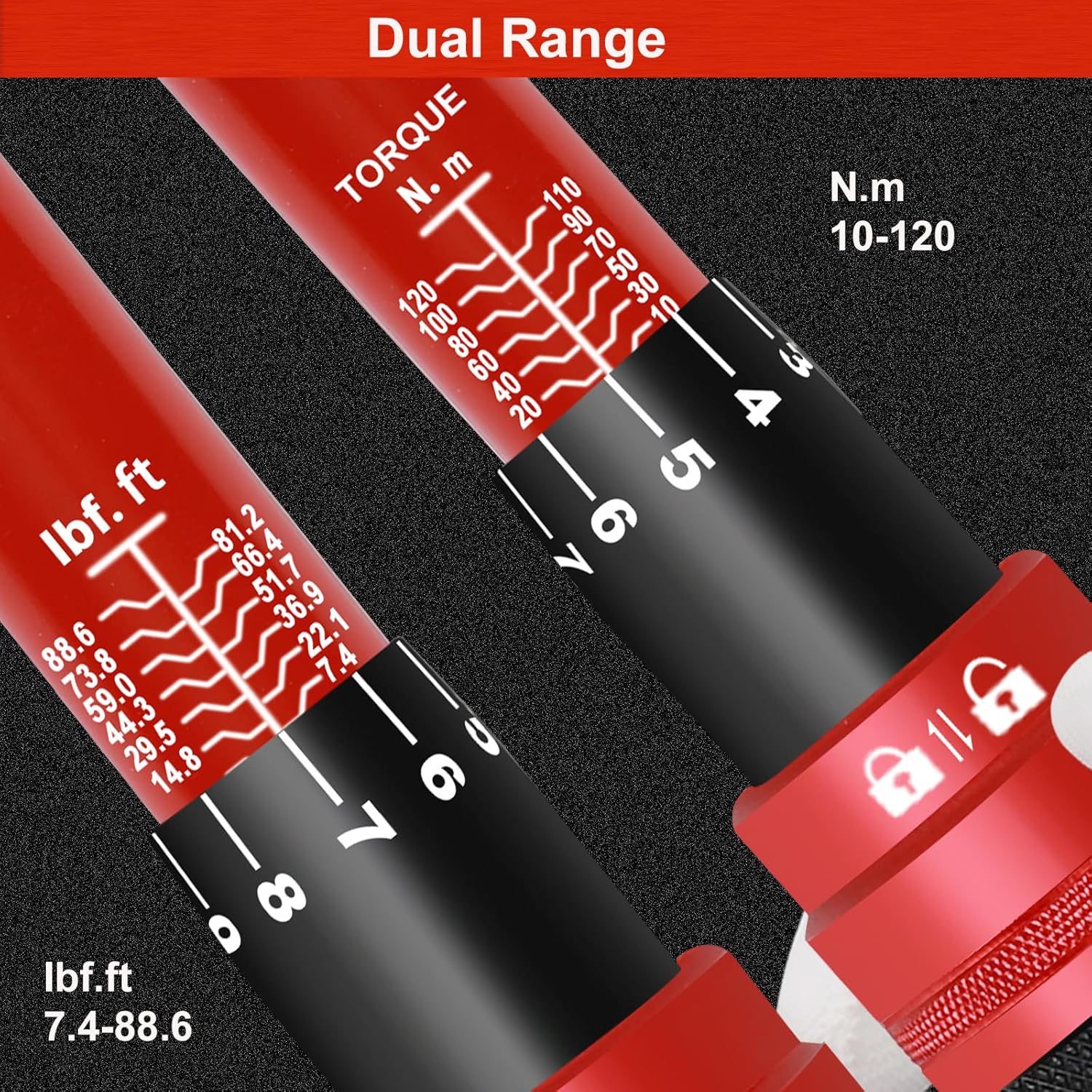 Steps for adjusting the torque value on the wrench