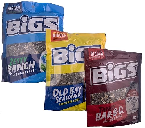 Miniatura 3 de Paquete variado de semillas de girasol Bigs de 9 paquetes de 535 onzas de semillas de girasol saborizadas por Inspired Candy Semillas de girasol de