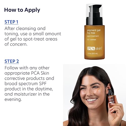 Miniatura 6 de PCA SKIN Gel pigmento sin hidroquinona, corrector de manchas oscuras, suero de manchas oscuras para iluminar las manchas oscuras e