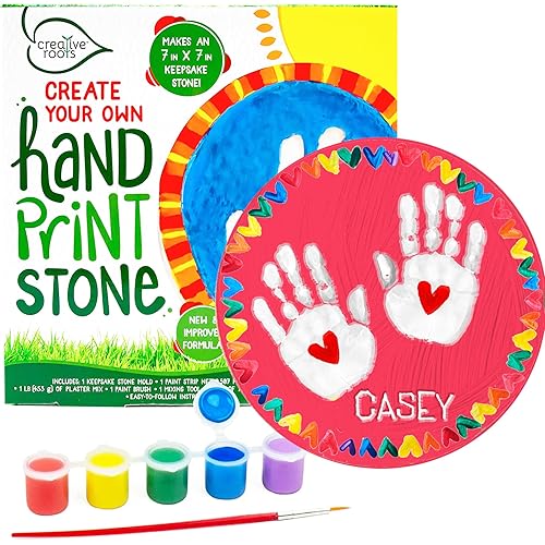 Creative Roots Create Your Own Handprint Stone by Horizon Group USA