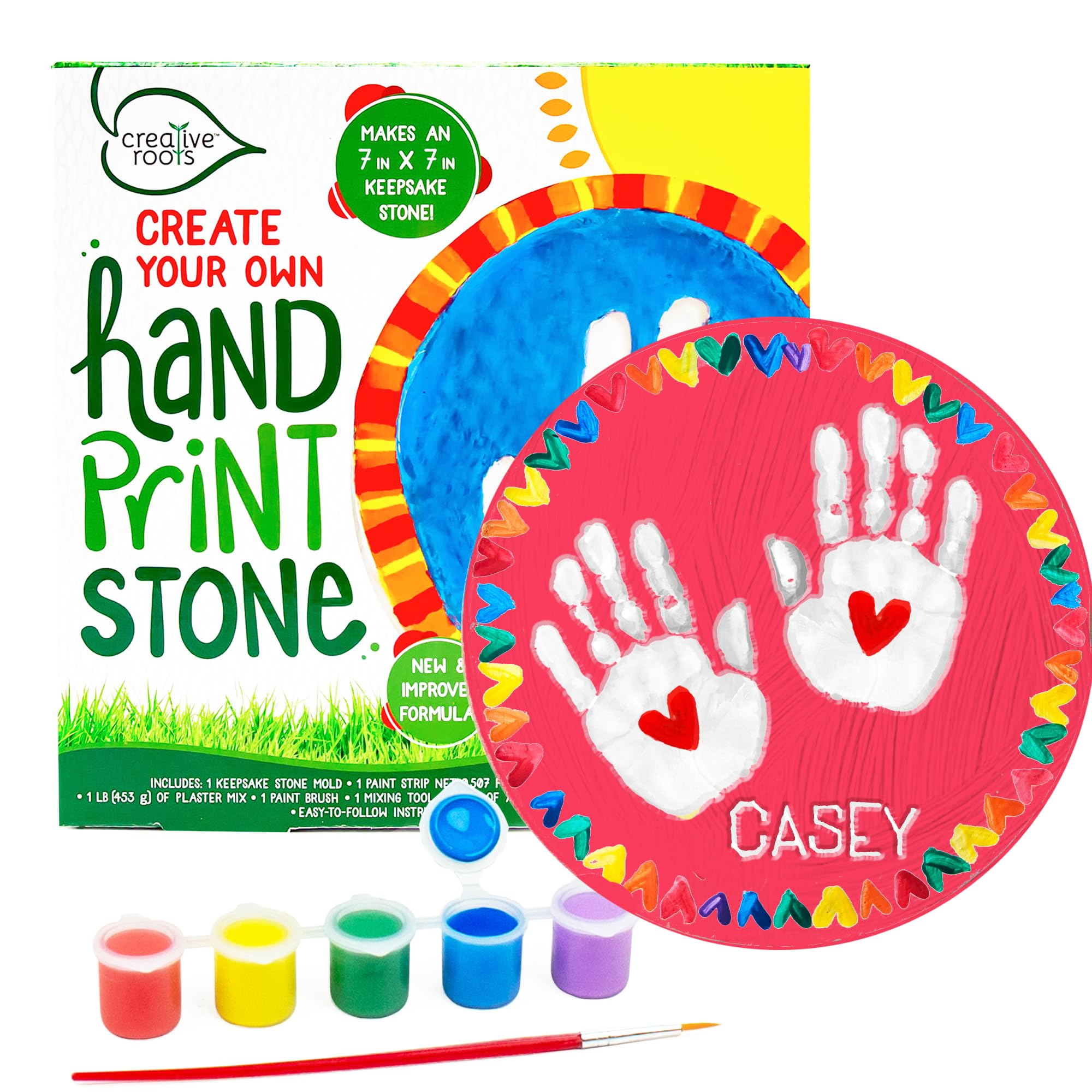 Creative Roots Create Your Own Handprint Stone by Horizon Group USA