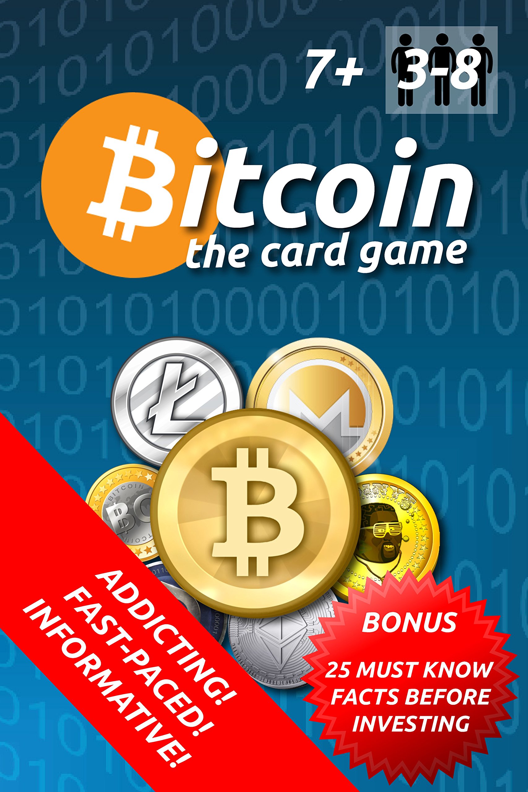 Deluxe Pit Bitcoin Card Game Style - Classic Cryptocurrency Trading Game -  Trade Litecoin, Ethereum, Monero and More -
