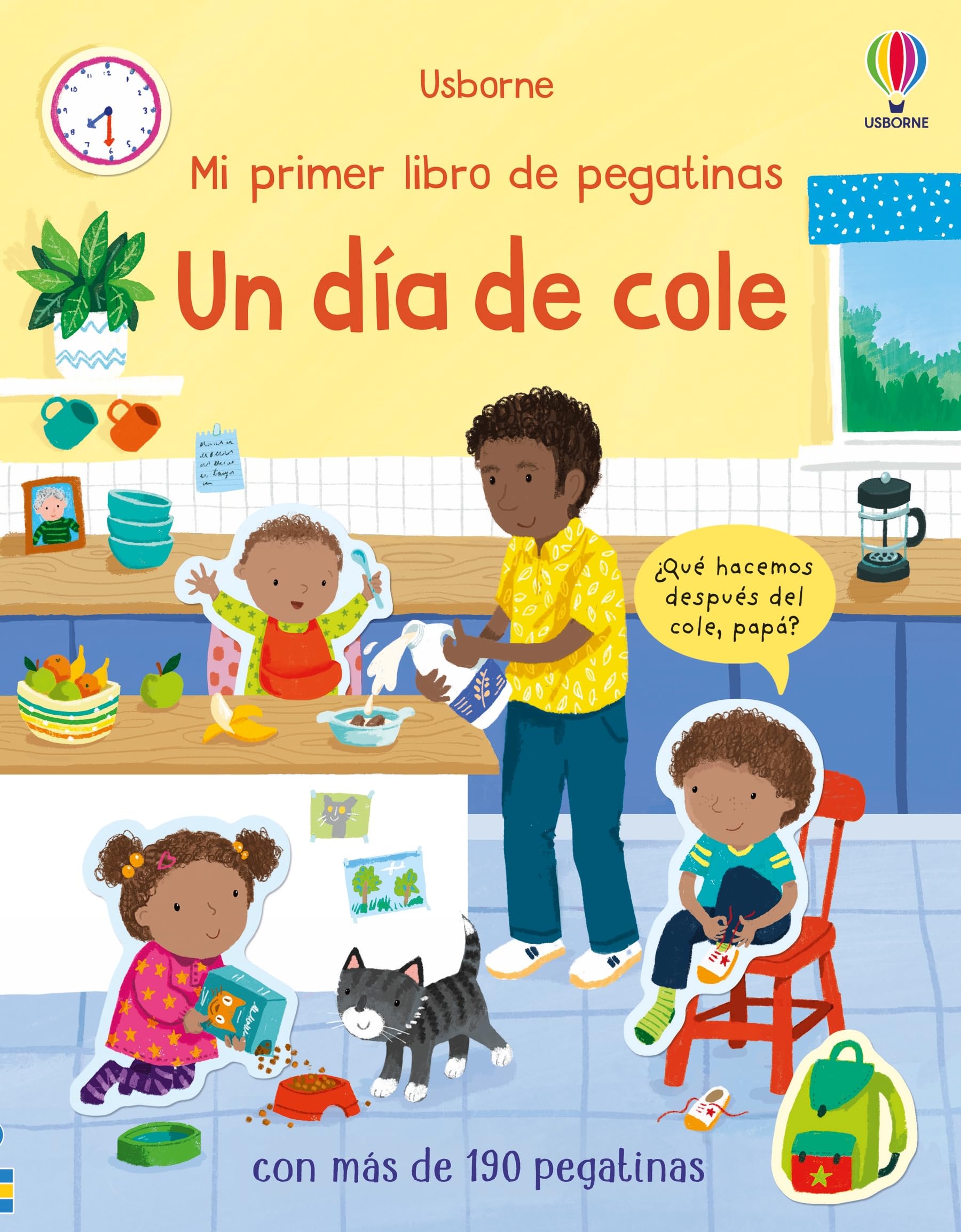 Un día de cole (Mi primer libro de pegatinas)