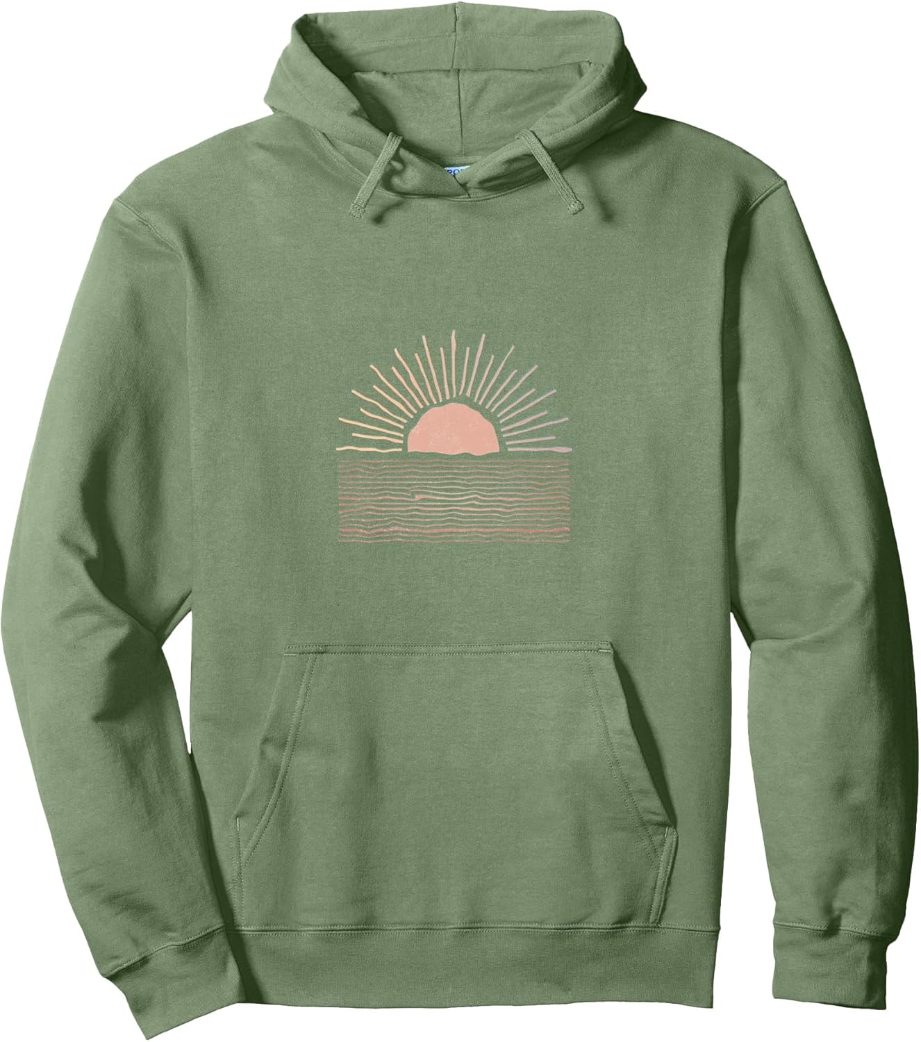 Sunrise Bohemian Desert Landscape Boho Sun Pullover Hoodie