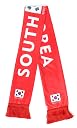 KNK 2026 Soccer Fan Scarf – Double Sided Reversible Football Supporter Scarf with Soft Velvet Feel (South Korea) gallery image