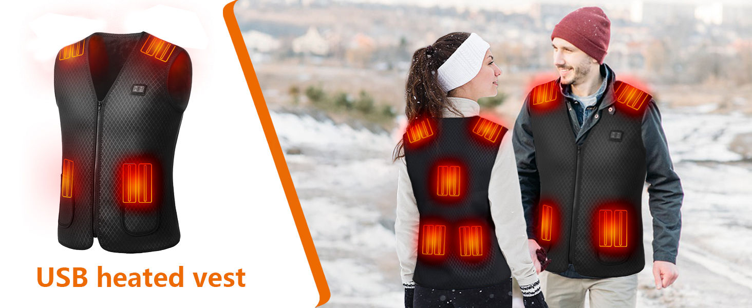 Amazon.com: Sojoy Smart Heated Vest For Men Women Washable USB