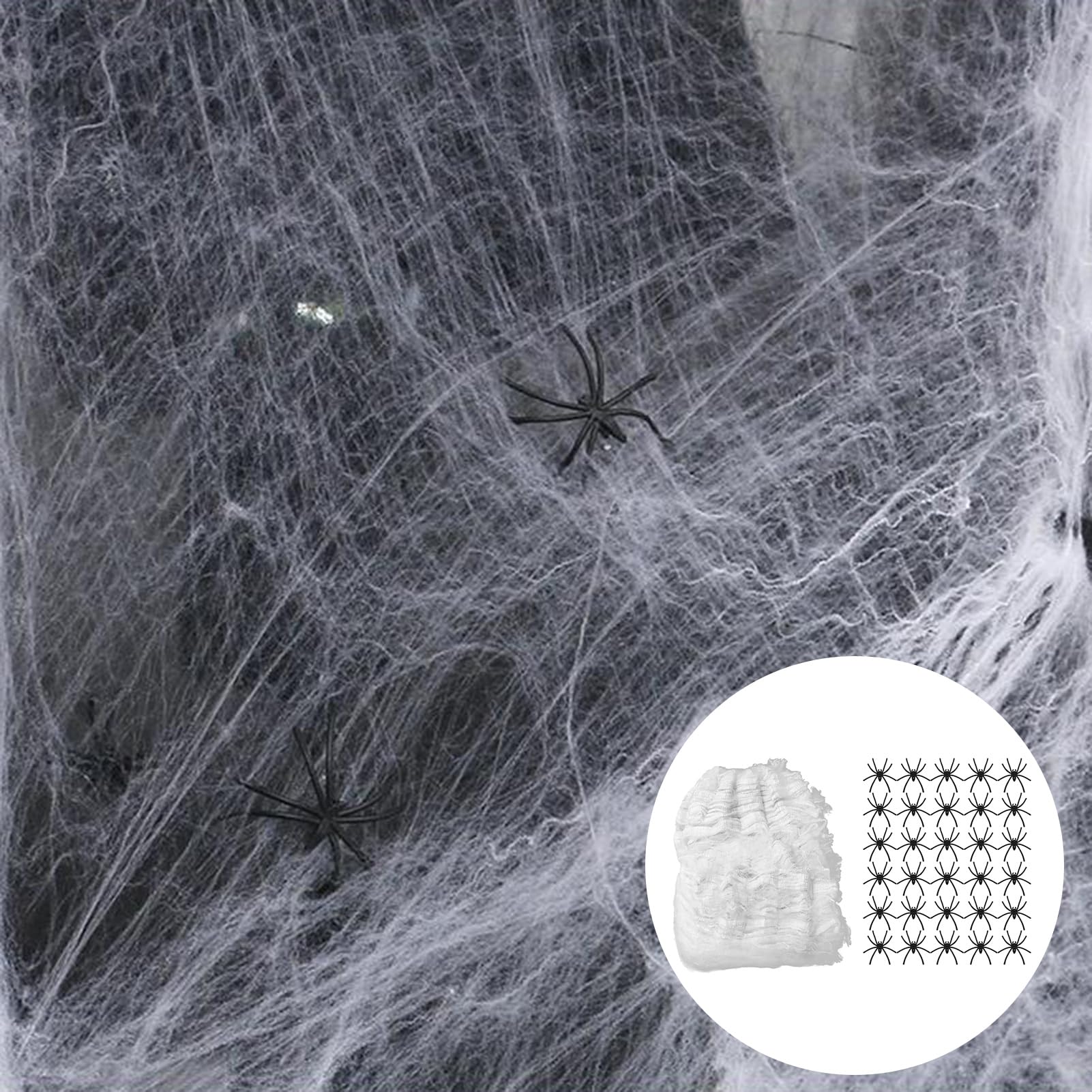Ragnatela di Halloween che brilla al buio