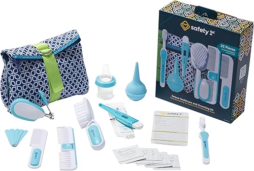Vista 8 de Safety 1st Deluxe - Kit de aseo y cuidado de la salud., talla única , Pirámides Aqua