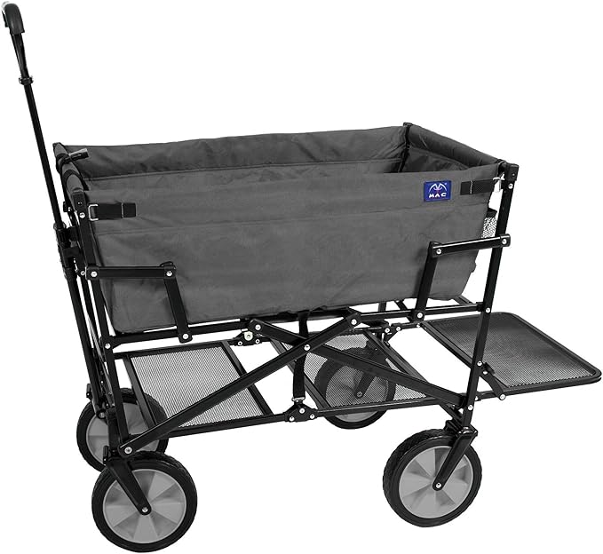 MacSports Double Decker Wagons Carts Heavy Duty Foldable