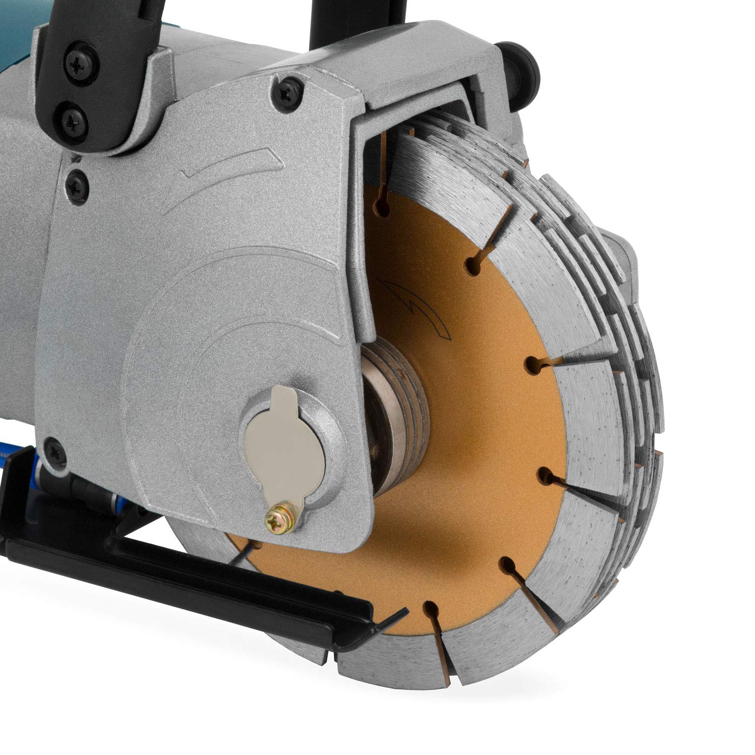 EBERTH Scanalatore da muro scanalatrice per muri 2500 watt, fresa per calcestruzzo, 10 dischi 156 mm, profondità di taglio 5-45 mm, larghezza scanalatura 8-40 mm, attacco acqua, pompa dell'acqua