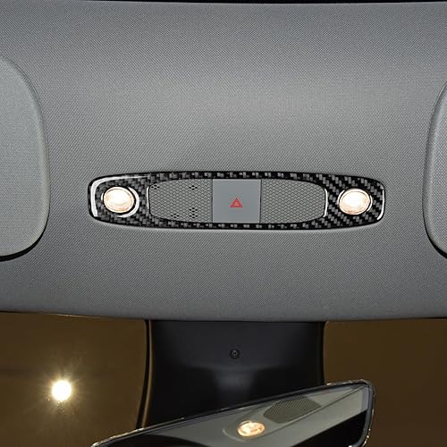 Miniatura 2 de LOIYLLEN 1 unidad de panel de cubierta de fibra de carbono, interruptor de faros delanteros Kit de ajuste interior para Tesla modelo 3 2017-2022 y