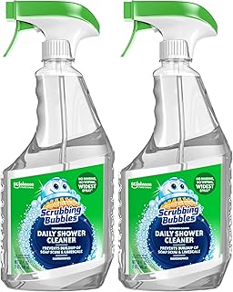 SC Johnson Daily Shower and Bathroom Cleaner, Great on Tile, 32 oz (Pack of 2)