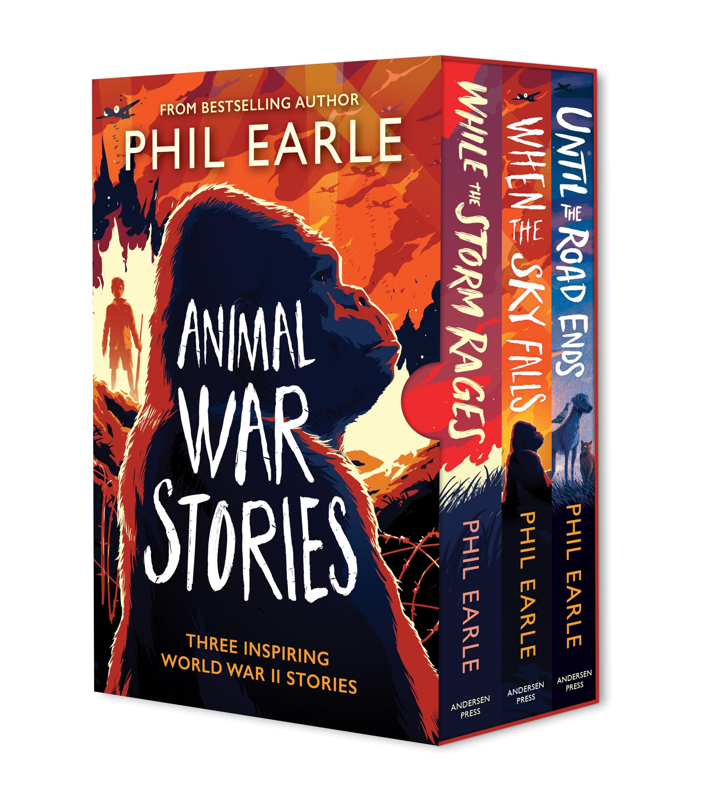 Animal War Stories Box Set (When the Sky Falls, While the Storm Rages, Until the Road Ends) (Bestselling Adventure Stories)