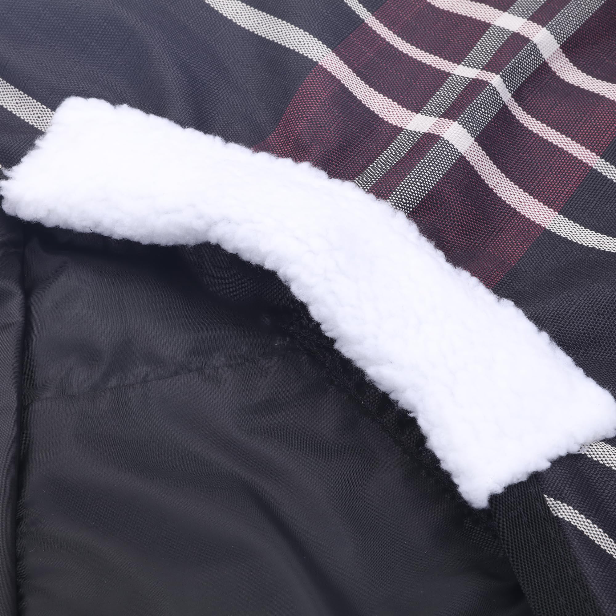 Coperta per cavallo leggera senza imbottitura, 600 denari, impermeabile, per cavallo (90 cm, a quadretti rossi)
