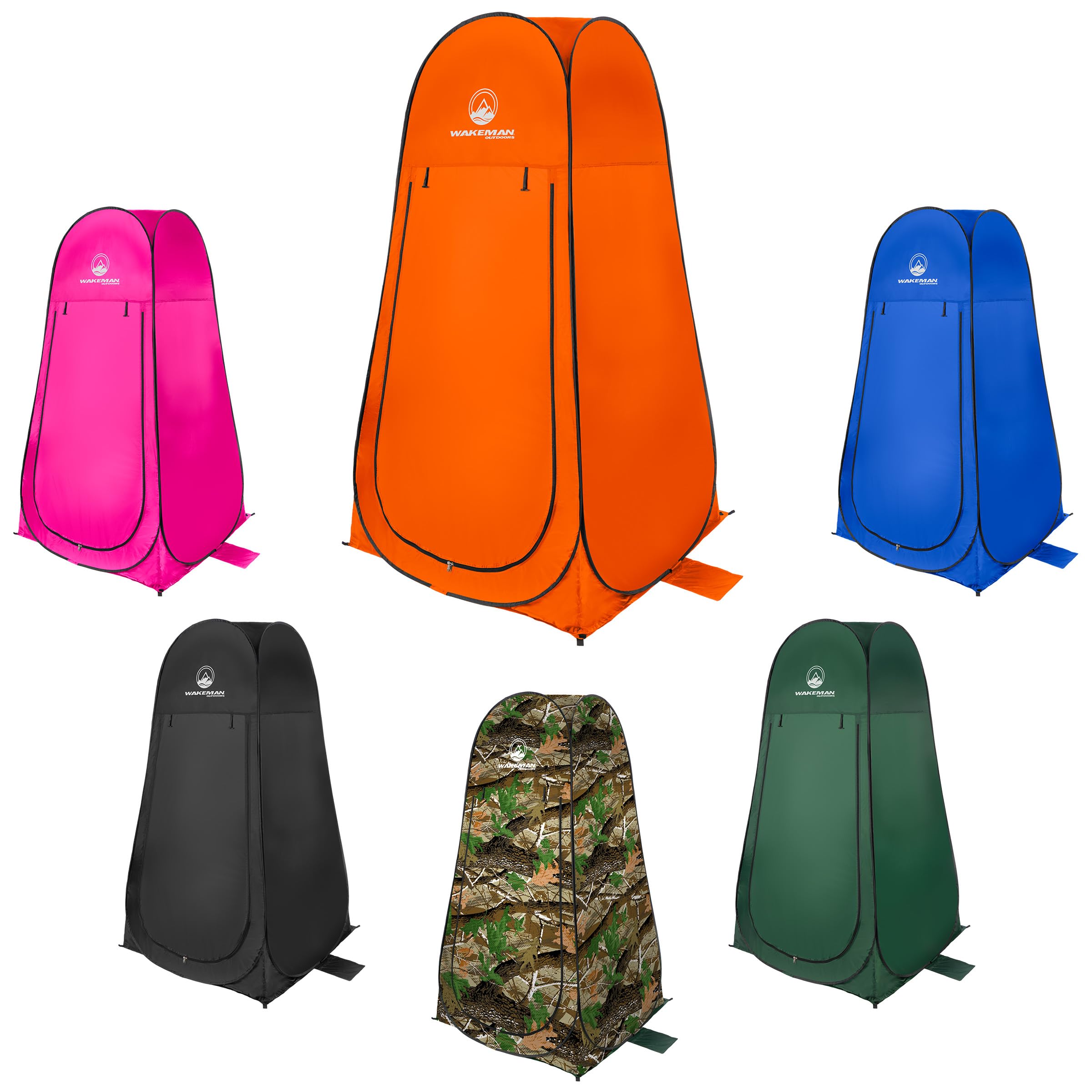Wakeman Tienda Desplegable Portátil Ducha y Cambio Cubierta Plegable Exteriores Camping Playa con Bolsa de Transporte