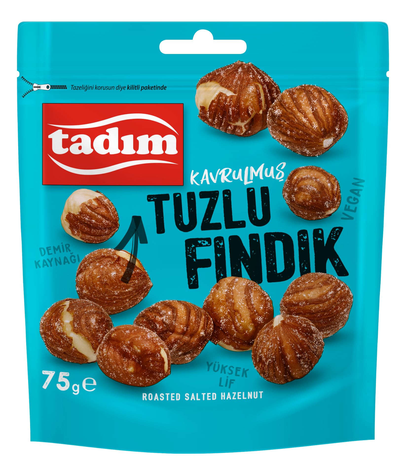 Tadım Fındık İçi Tuzlu 75 Gram