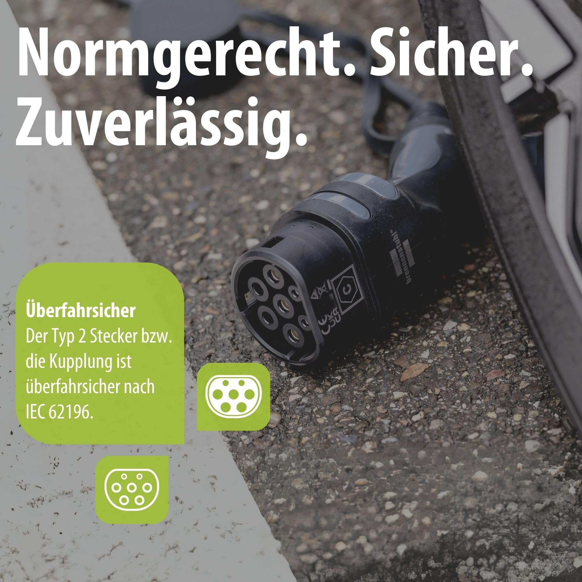 Brennenstuhl EV Typ 2 Ladekabel 11kW (E-Mobility Kabel 7m mit Tasche, IP55, Mode 3, 20A, für Elektro- & Hybridfahrzeuge BEV/PHEV)