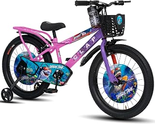 OYEKID Shark Tank 20T Kids Bicycle for Boys & Girls with Inbuilt Carrier, Front Basket, PU Soft Seat, Full Chain Cover & S... Price In India