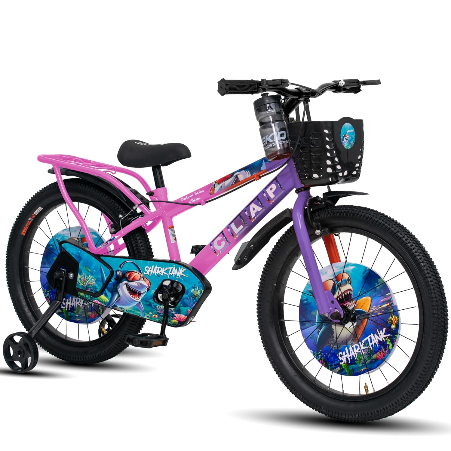 OYEKID Shark Tank 20T Kids Bicycle for Boys & Girls with Inbuilt Carrier, Front Basket, PU Soft Seat, Full Chain Cover & S... - Review, Price and Buying Guide