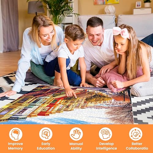 Miniatura 3 de Paquete de 2 rompecabezas para adultos de 1000 piezas y más de 2000 piezas para adultos, rompecabezas para adultos, rompecabezas de Londres,