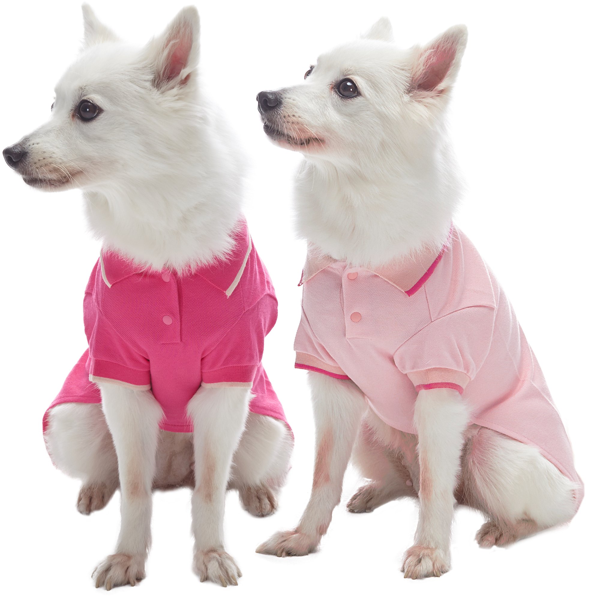 Polo pour chien haut de gamme en coton mélangé doux longueur 30cm