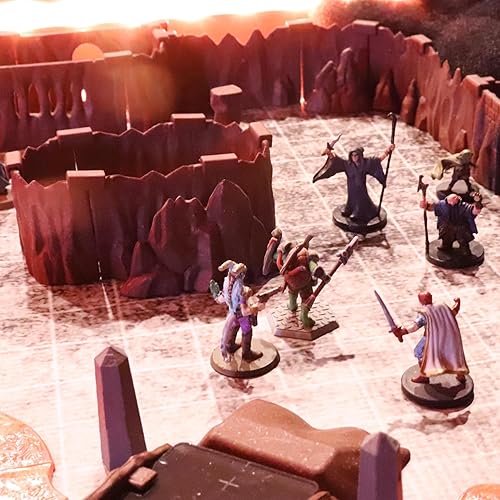 Miniatura 4 de Dirt Cheap Dungeons Juego modular asequible de terreno TTRPG Moldeado por inyección para una durabilidad superior, fácil almacenamiento y material
