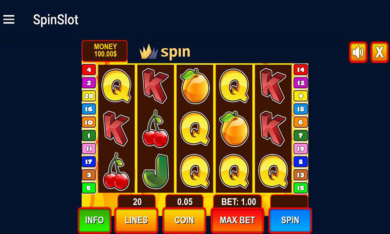 Spinbet App Interface