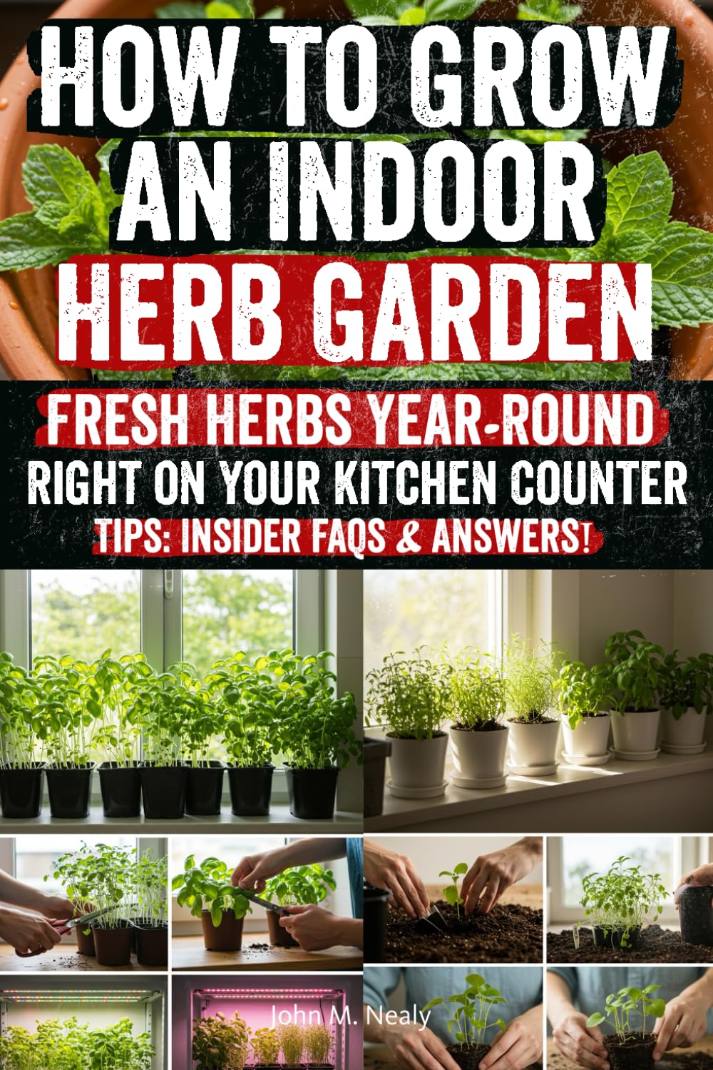 How to Grow an Indoor Herb Garden: Grow Fresh Herbs All Year Indoors Easy Step-by-Step Guide for Beginners to Create a Thriving Kitchen Garden, Save ... Flavor, and Enjoy Healthier Meals at Home