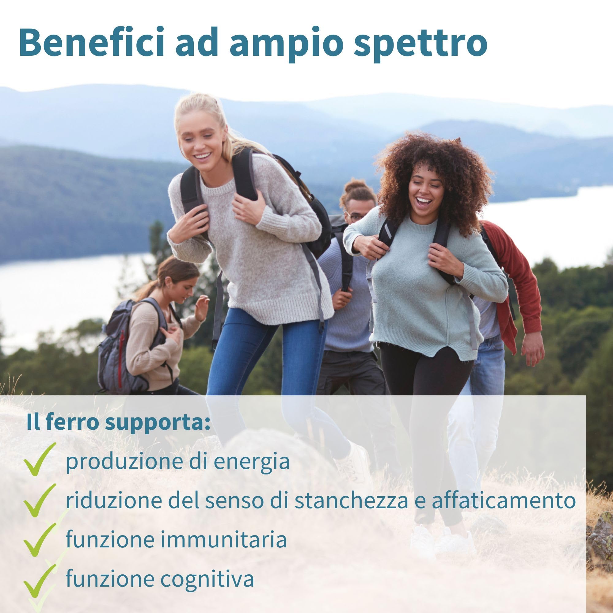 Igennus Ferro Bisglicinato 20mg con Vitamina C 100mg, Alto Assorbimento e Rilascio Mirato, Delicato sullo Stomaco, Integratore Ferro per Stanchezza, Ingredienti Puri, 180 Compresse Vegane, 1 al giorno